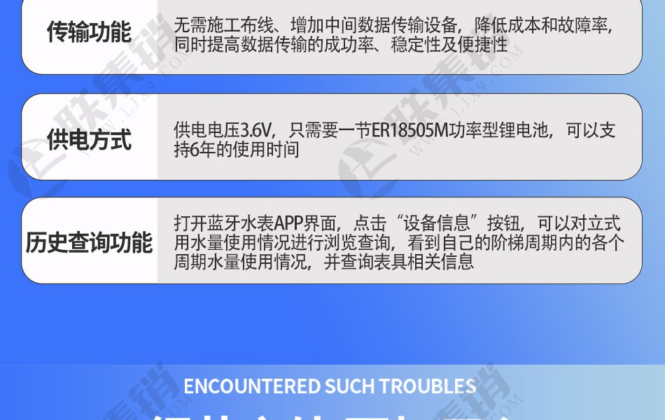 無(wú)線遠(yuǎn)傳藍(lán)牙智能水表